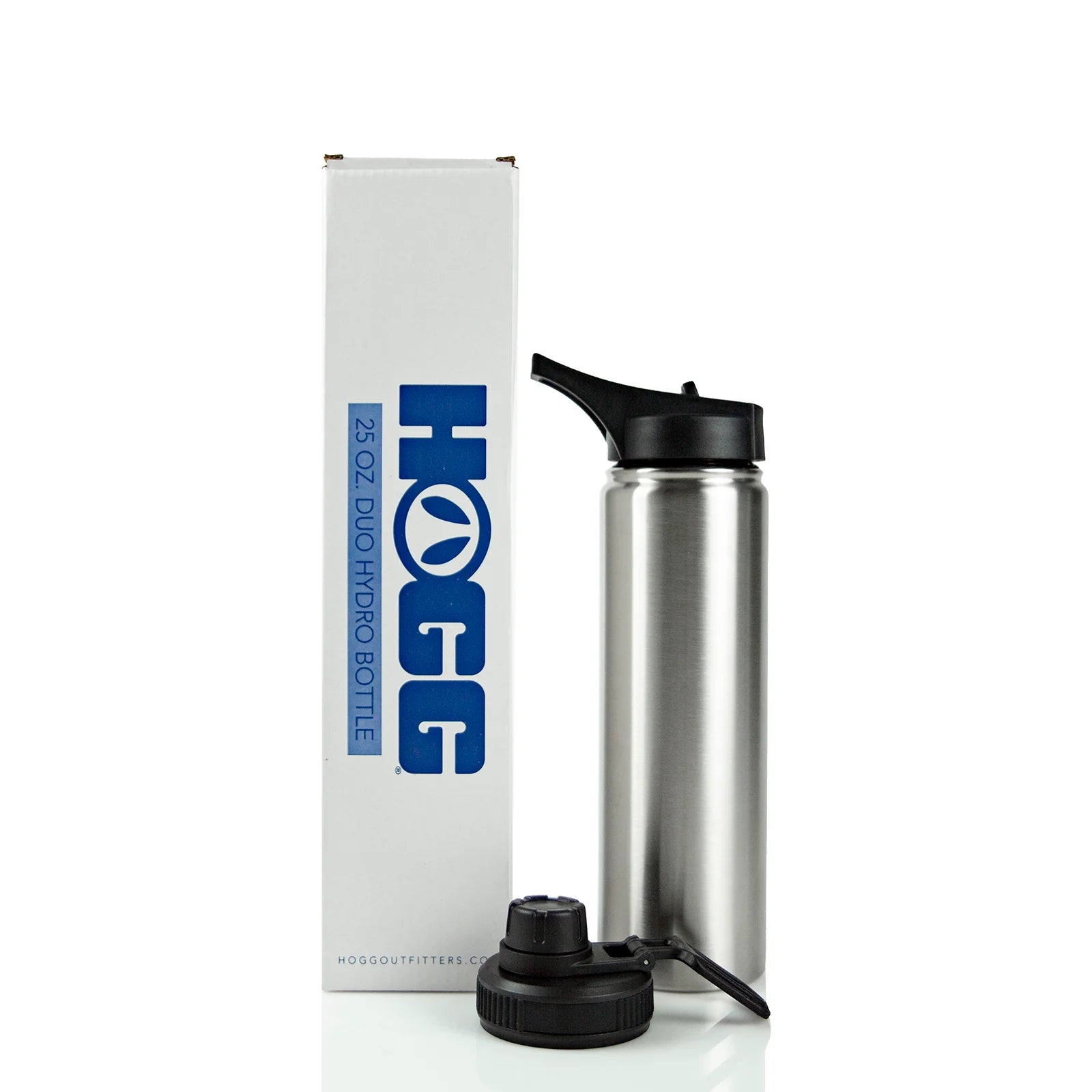 25 oz Duo Hydro Bottle | Stainless Steel Insulated Water Bottle | Two Lids Included