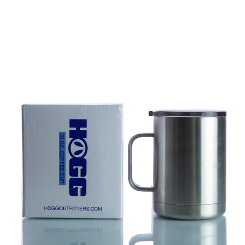 10 oz Stainless Steel Coffee Tumbler with Handle